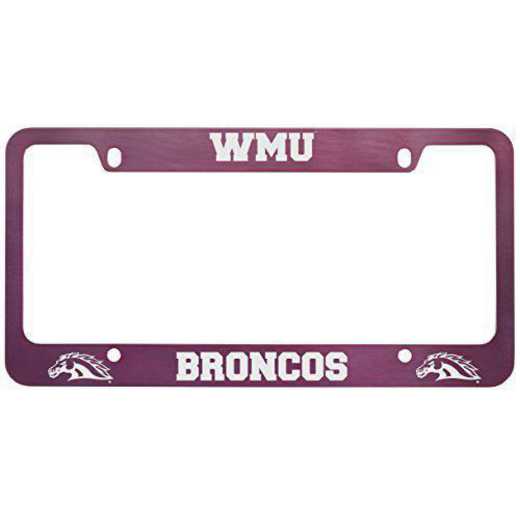 SM-31-PNK-WESTMICH-1-LRG: LXG SM/31 CAR FRAME PINK, Western Michigan